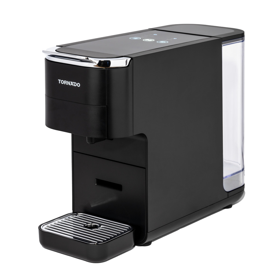 Kaffeemachine, Espressomachine, Einzelbrühe, Wassertank transparent, Tornado Markenlos?