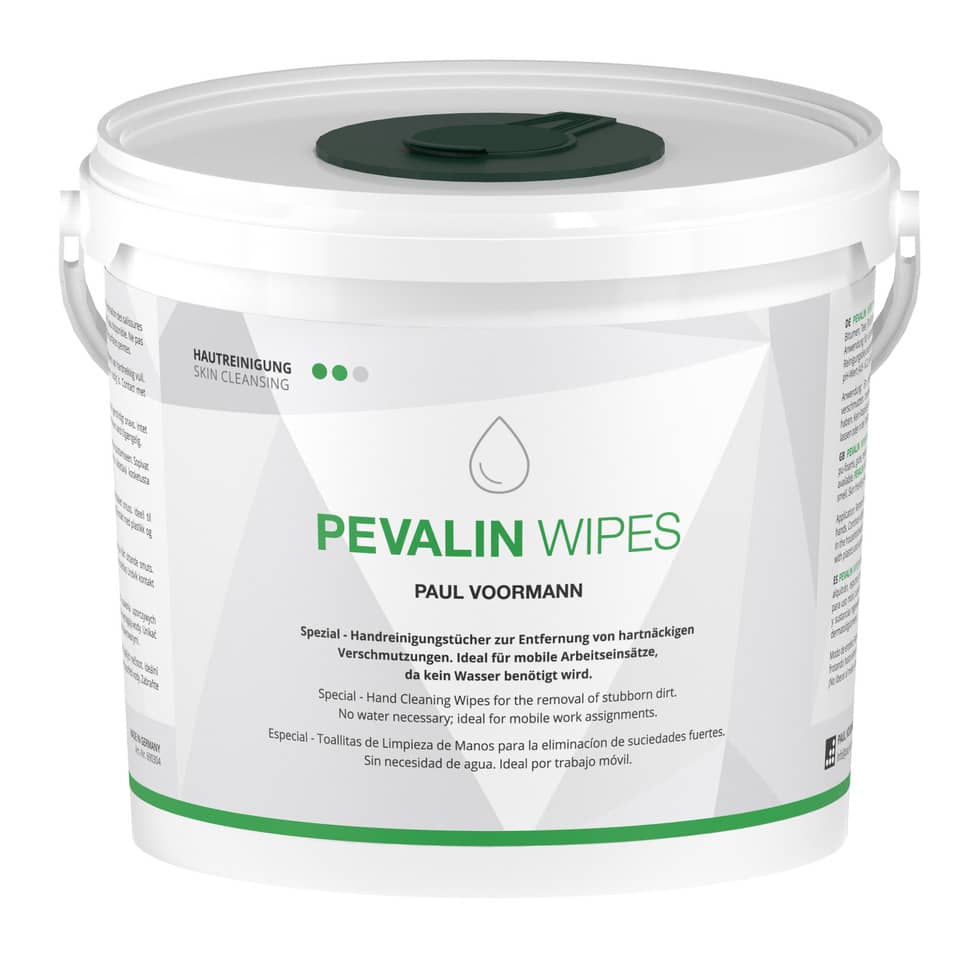 Wipes, Hautreinigung, Pevalin, Eimer, Behälter