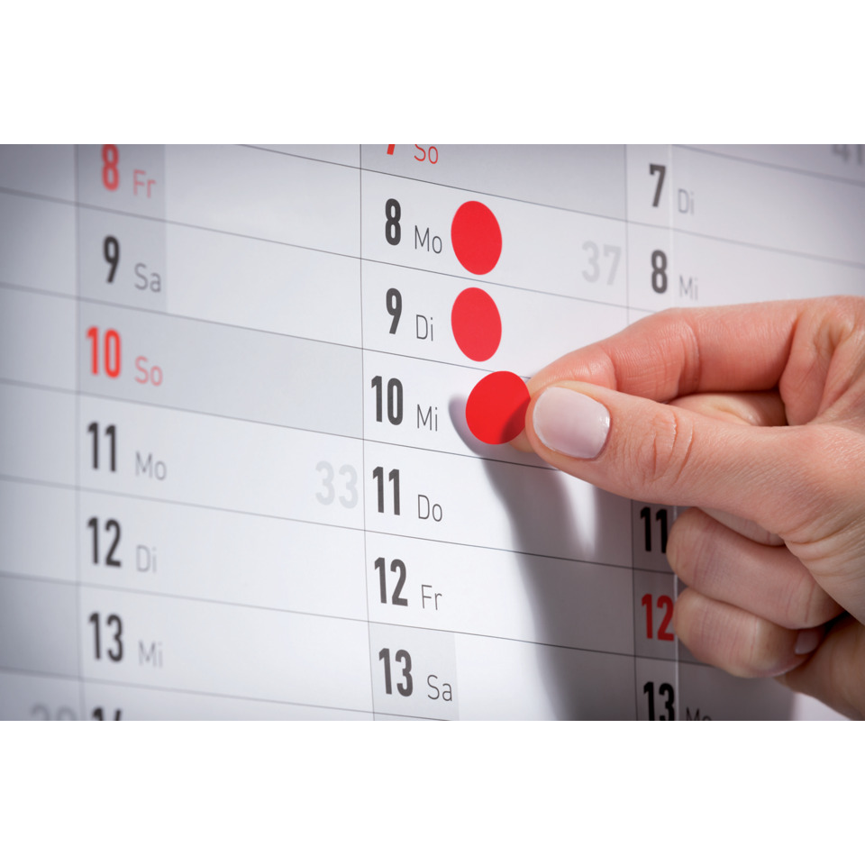 Kalender, Terminplaner, Monatskalender, Kalendertafel, Datumseinträge, Kalender, Terminplaner, Datum, Datumskala, Kreisaufkleber