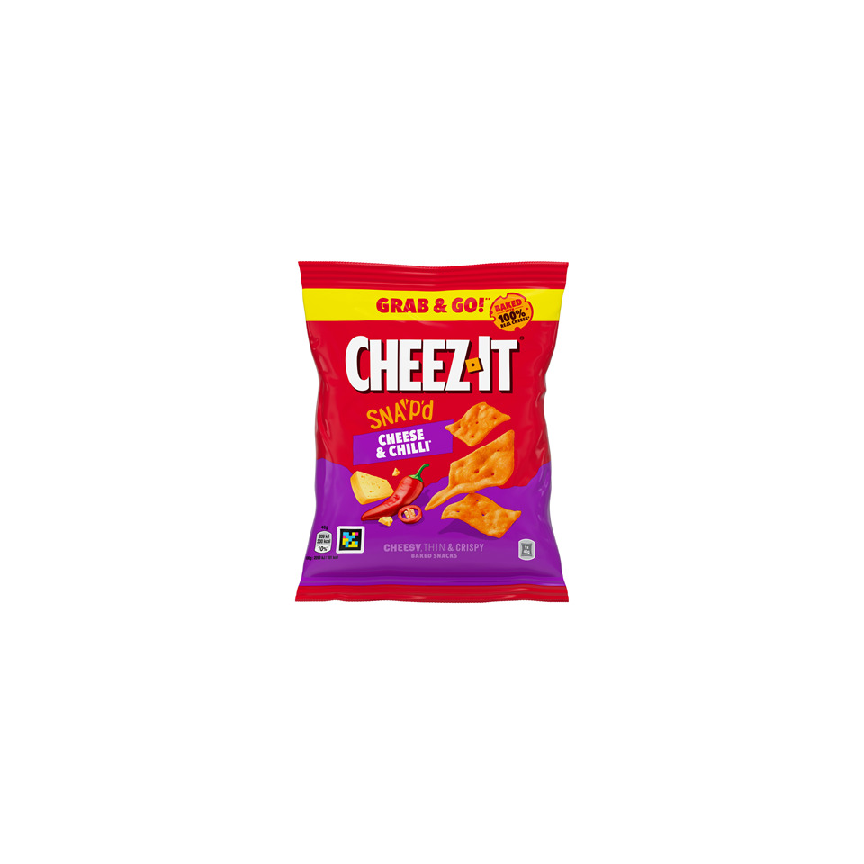 Chips, Snack, Cheez-It, Käse & Chili, Snackbeutel