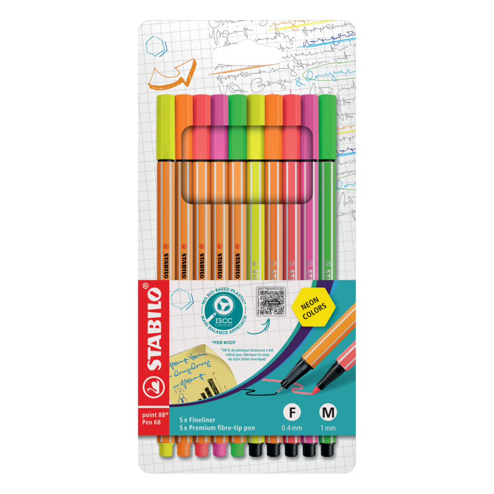 Filzstifte, Pastellstifte, Stifthalter, Neonfarben, Fineliner