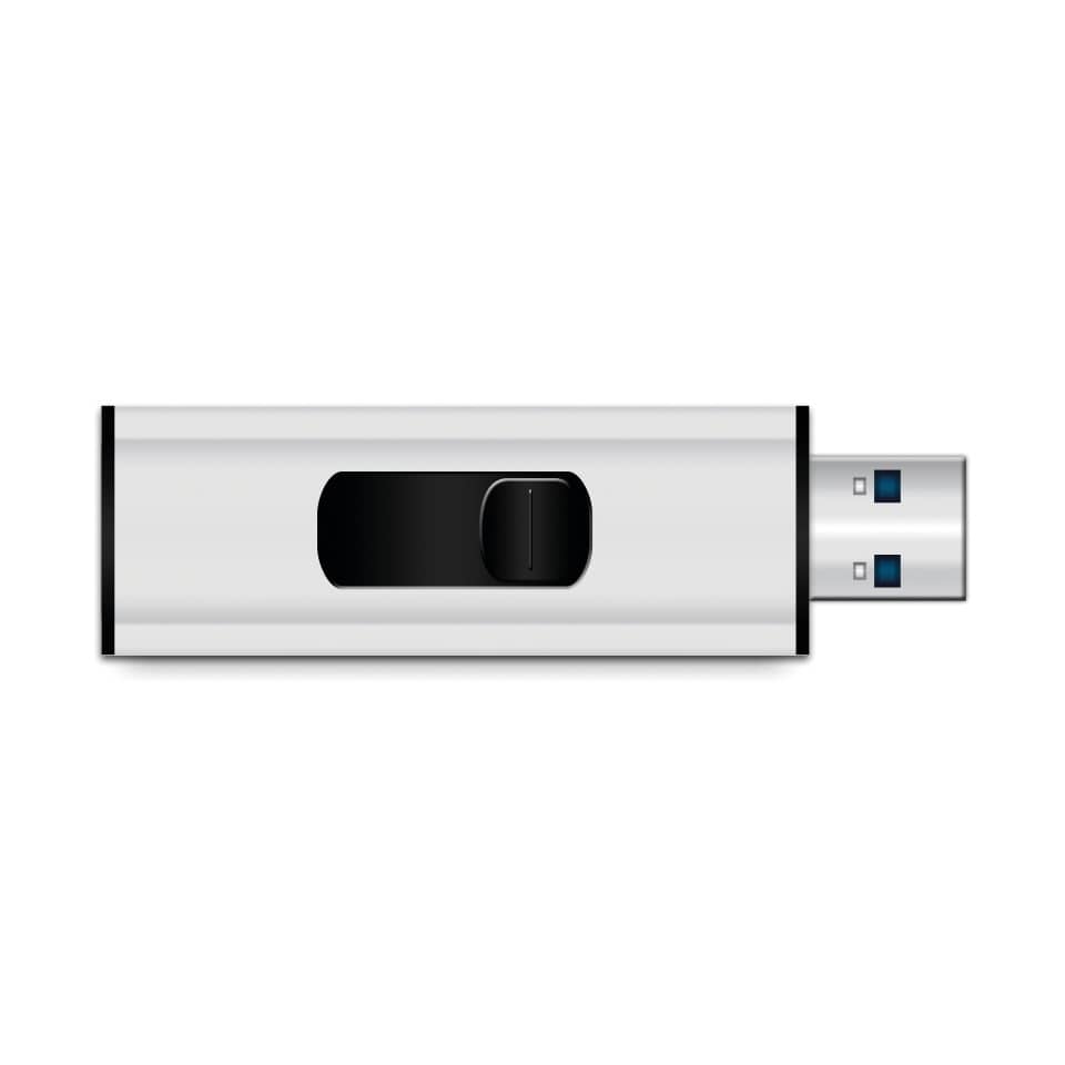 USB-Stick, Flashlaufwerk, USB 2.0/3.0, Speicherstick, Metallisch-silbern
