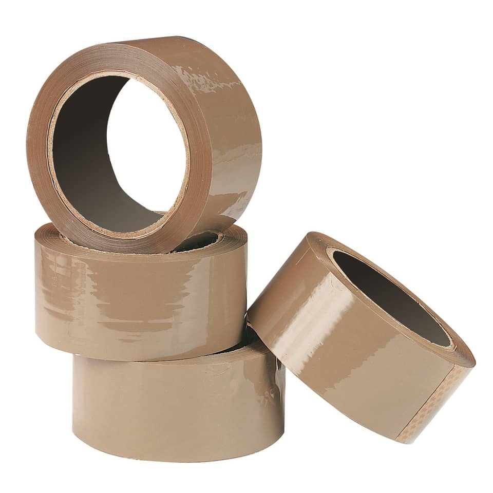 Klebeband, Masking Tape, Taubband, Braun, Rollen