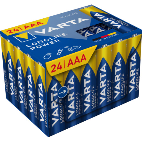 Batterie Longlife Power Cube Pack, LR03/AAA/Micro, 24 Stück VARTA 04903 121 134