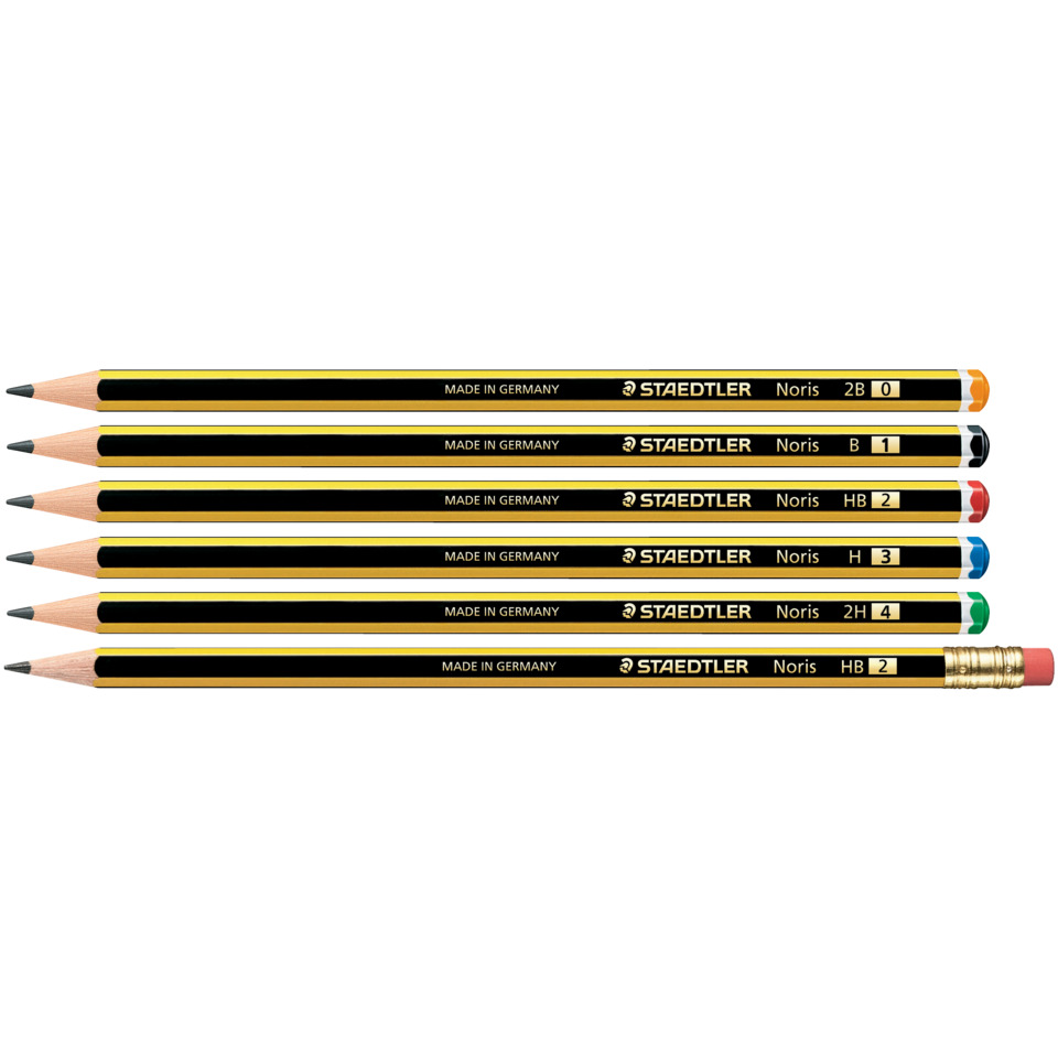 Bleistifte, Noris, HB, 2B, 0