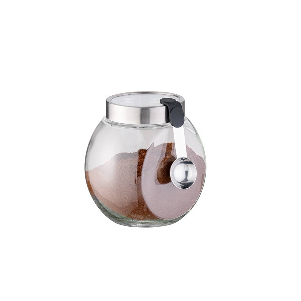 Glasbehälter, Keksdose, Gewürzglas, Aufbewahrungsglas, Löffelhalter