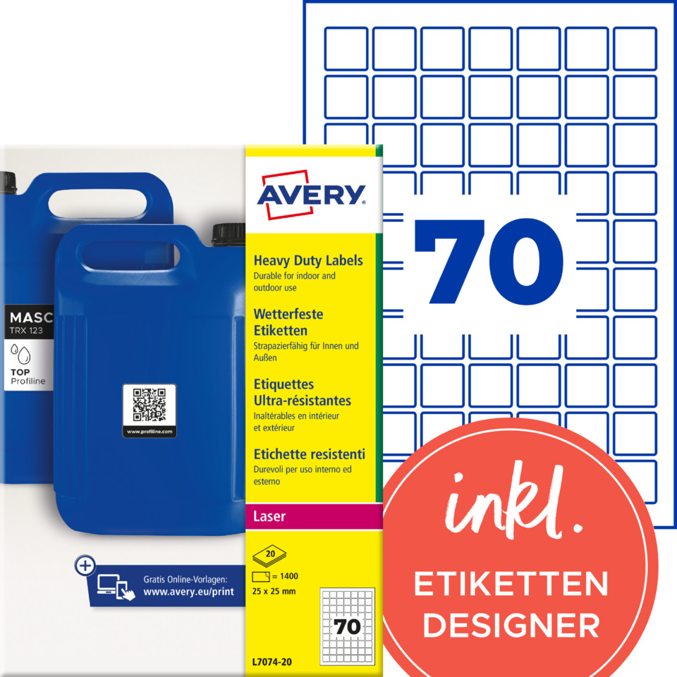Etiketten, Label, Laseretiketten, Avery, DIN A4?