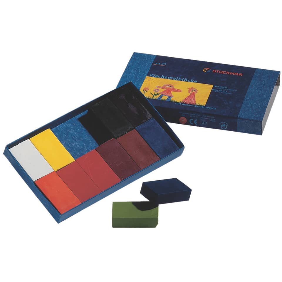 Wachsmalfarbe, Klebstift-Blöcke, Knet-Block, Kinderfarbe, Messblock