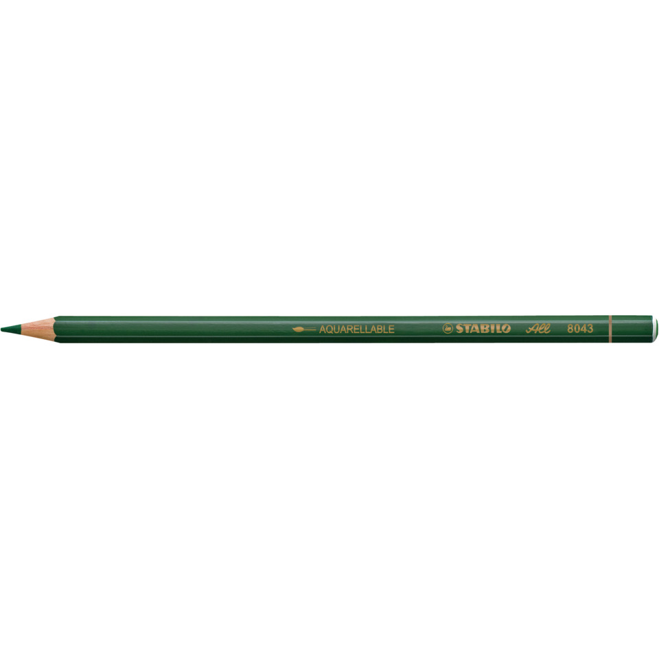 Bleistift, Grün, Holzbleistift, Aquarellbar, Stabilo, Bleistift, Holzbleistift, Grün, Aquarellstift, Stabilo all 8043