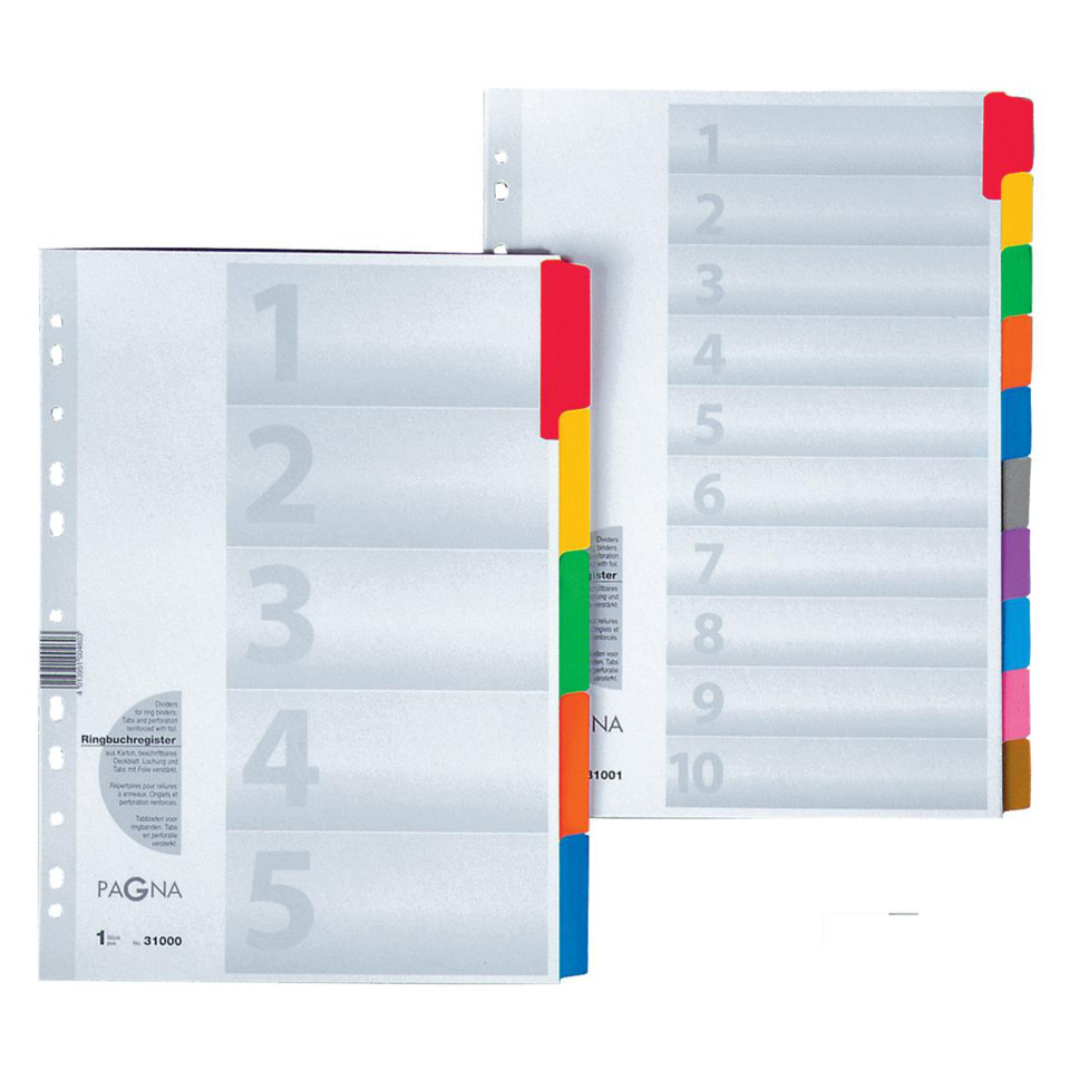 dateiablage, ordner, regenbogen-tabs, ordnerregister, a5