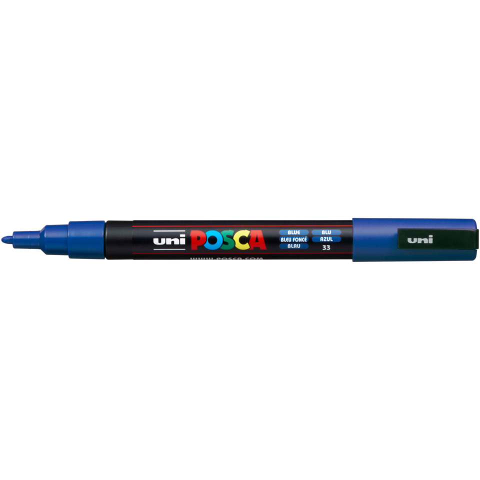 whiteboard marker, permanent marker, blue marker, dual-color marker, UNI POSCA