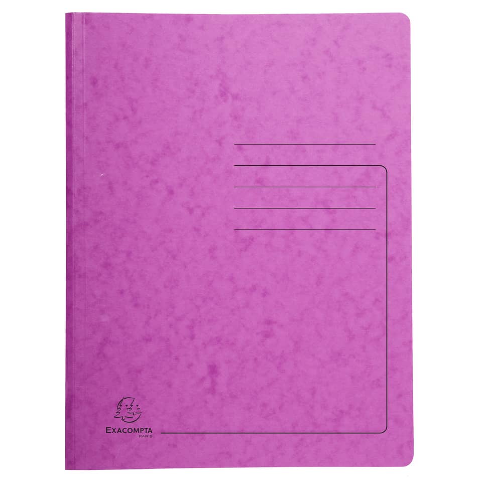 Spiralhefter aus Colorspan, A4, 355g/m², rosa EXACOMPTA 240227E