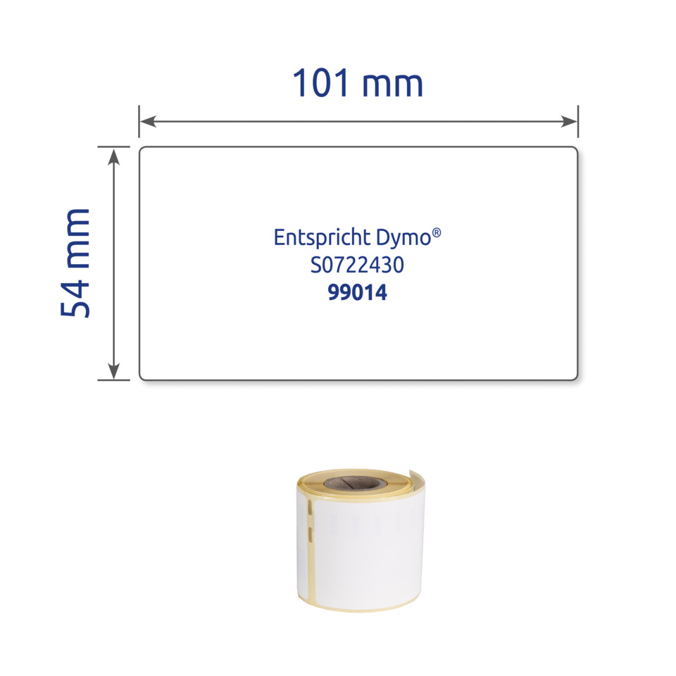 Thermische Etikette, Etikettenrolle, Thermaletikette, Klebeetikett, Etikettenmaterial