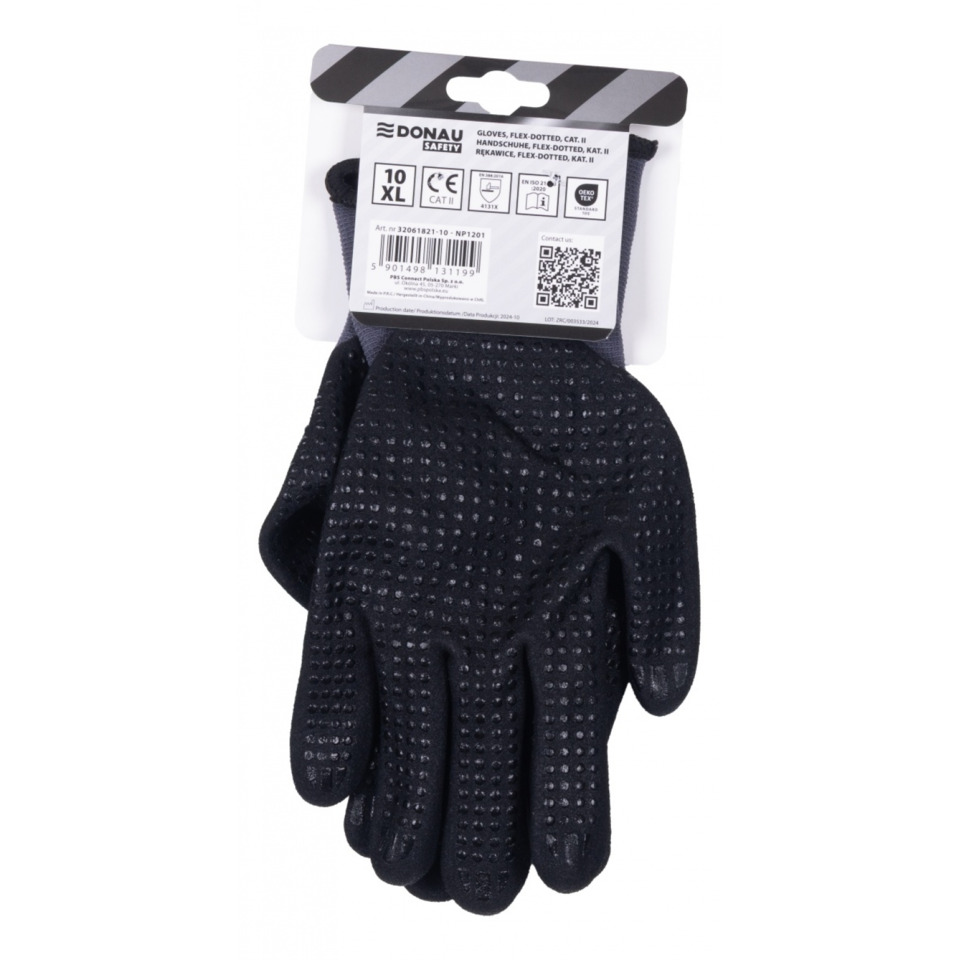 Arbeitshandschuhe, Gummihandschuhe, Druckpunkte, Nadelstruktur, Schutzhandschuhe