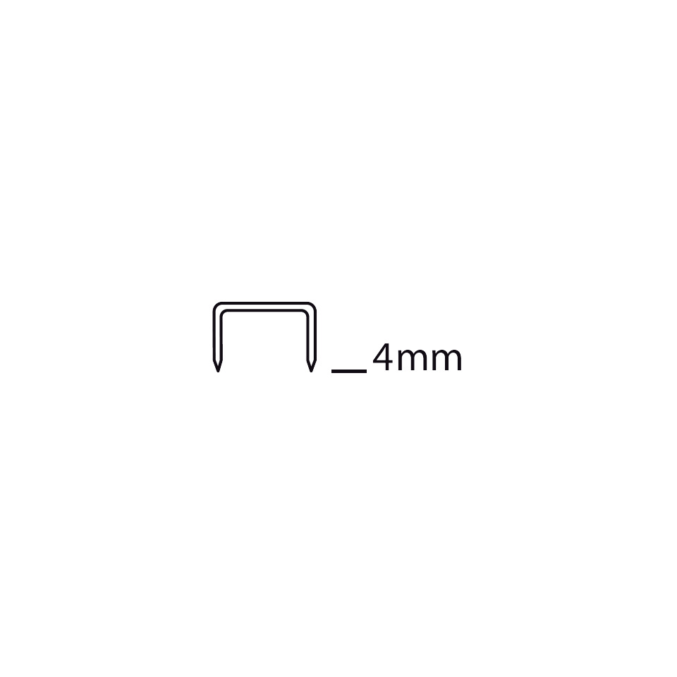 U-Form Clip, U-Profil, L-Form, 4 mm, Metallclip