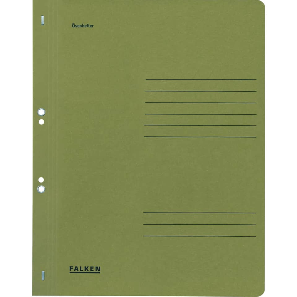 notebook, olivgrün, ringbindung, Lineaturen, FALKEN