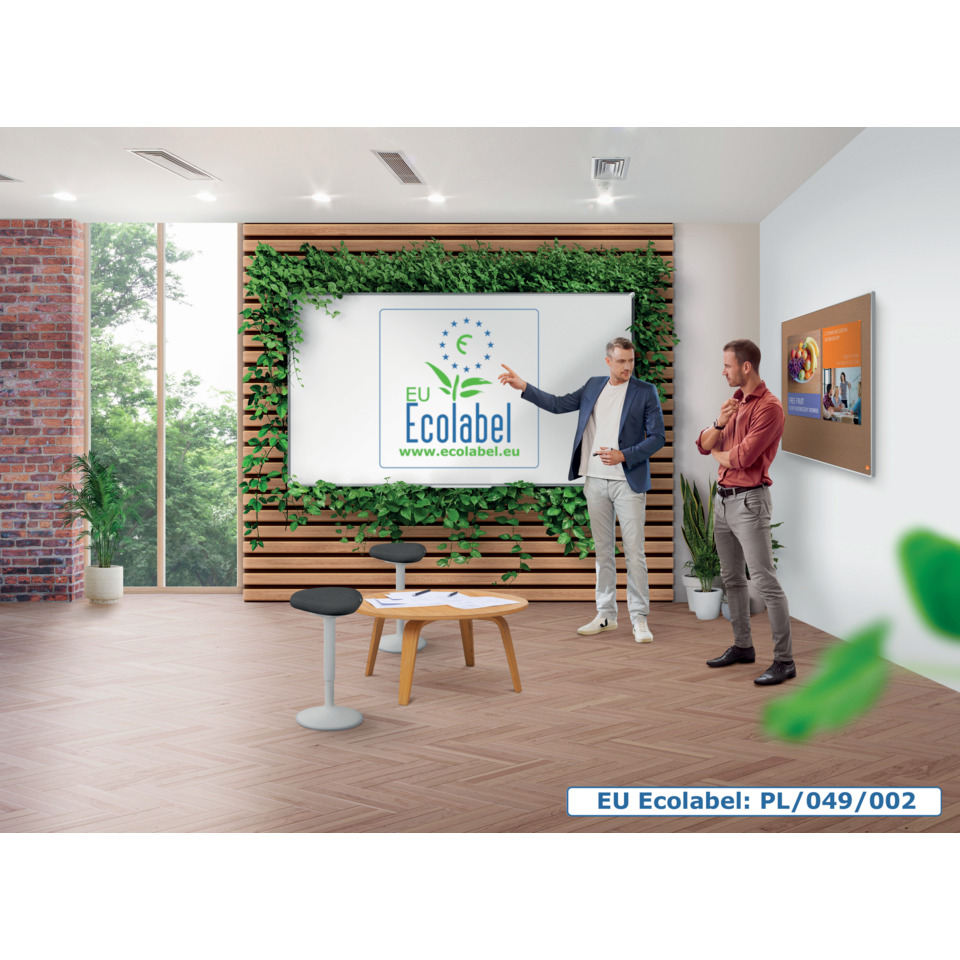 Eco label, EU-Ecolabel, Besprechungsraum, Pflanzen Deko, Präsentationstafel