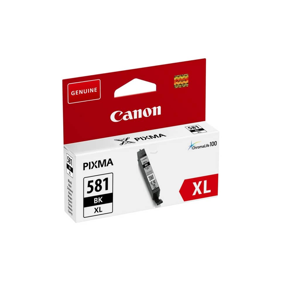 Tintenpatrone, Canon Pixma, BK 581, XL, ChromaLife 100