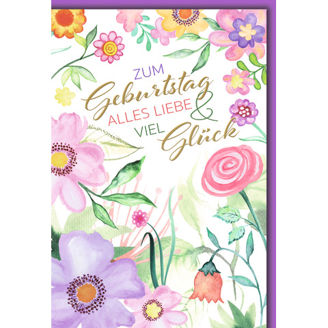 Briefumschlag, Grußkarte, Post, Florales Design, Muster