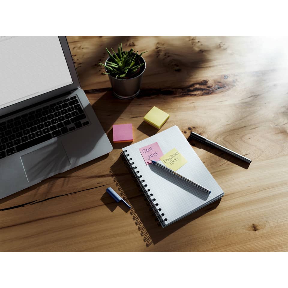 laptop, Notizbuch, Notizblock, Haftnotizen, Stift