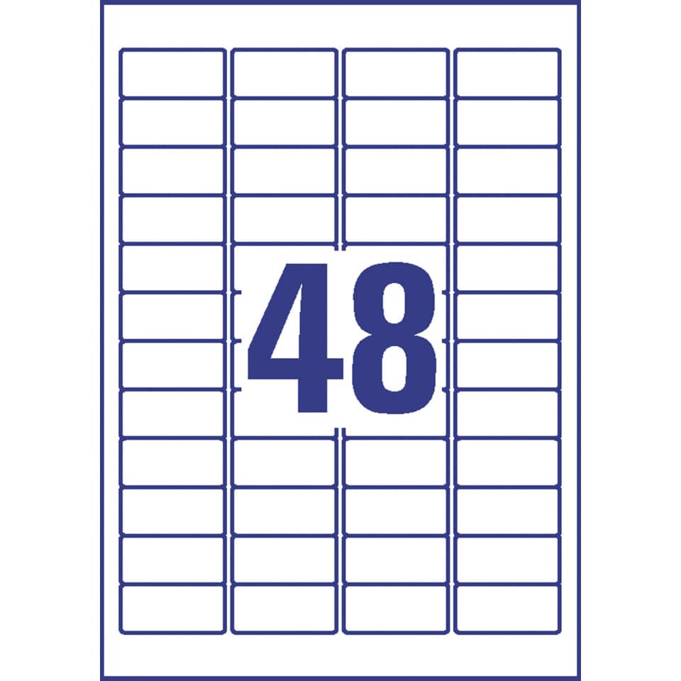 barcode, labels, grid, blau, 48