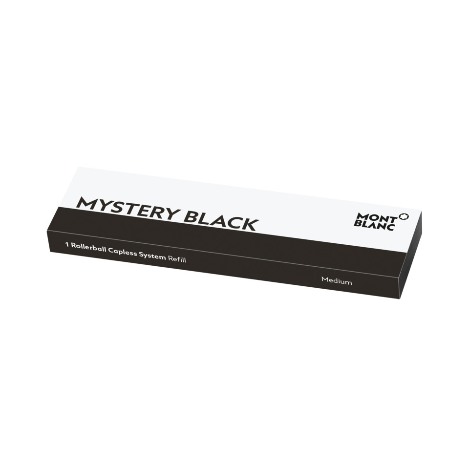 rollerball, Nachfüller, Kappenloses System, Medium, Schwarz