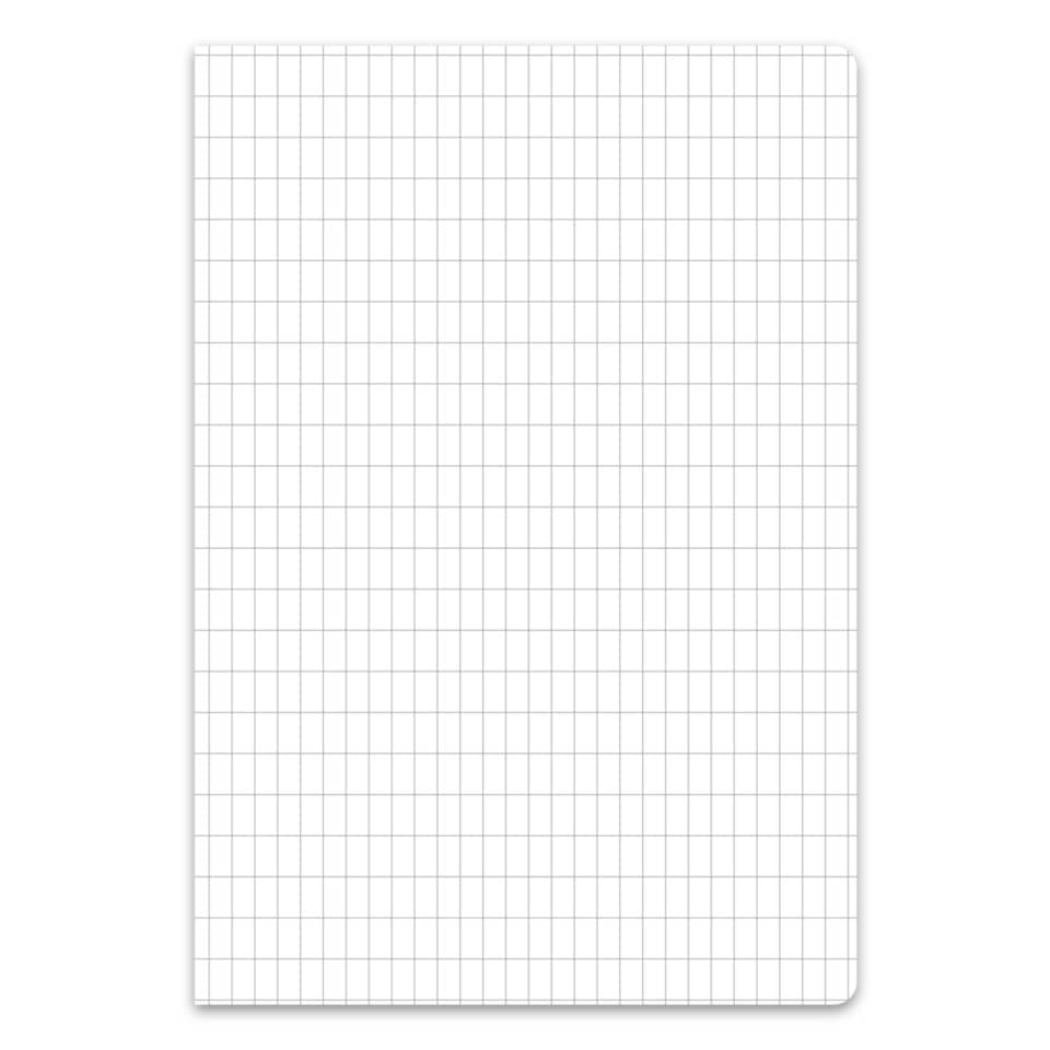 notebook, Gitter-Notizbuch, weißes Rasterpapier, Papierumschlag, Klick?