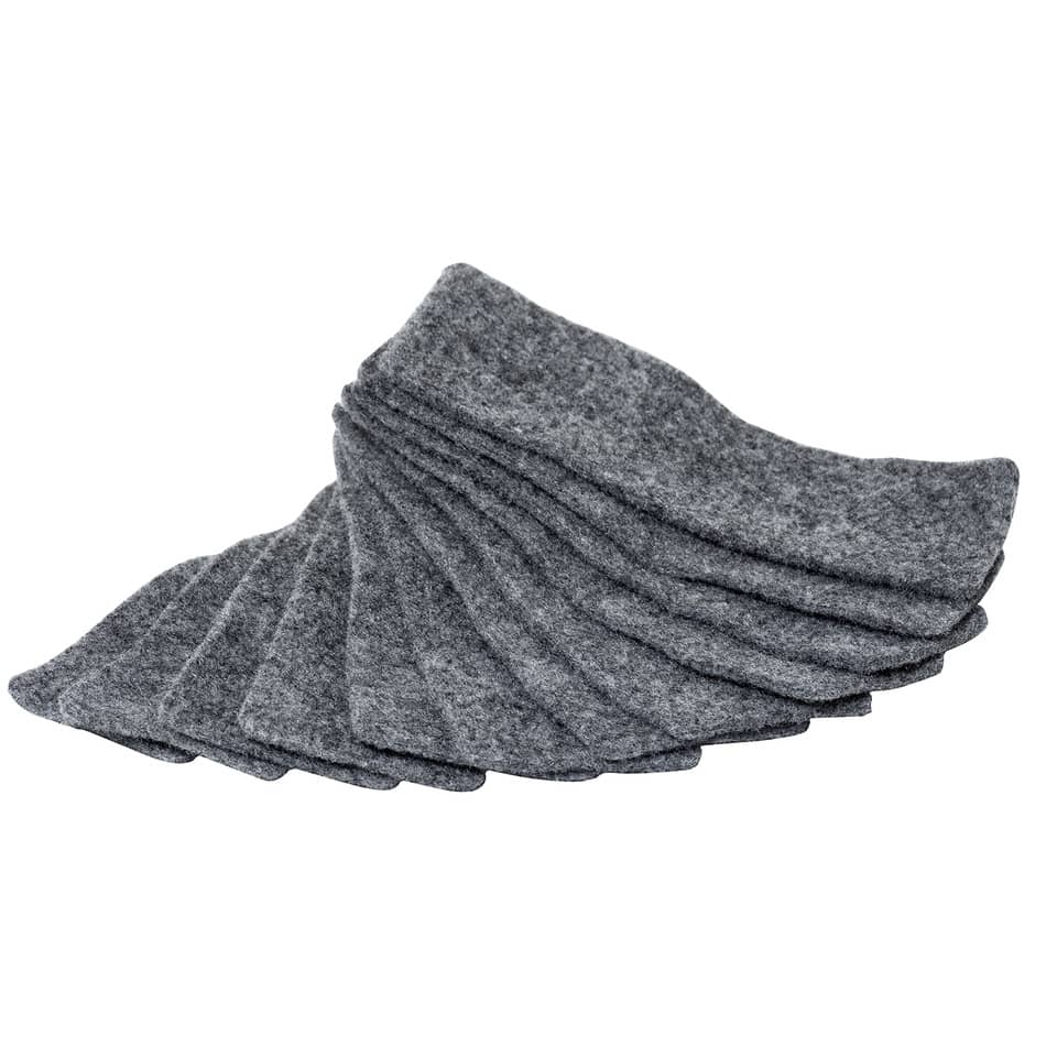 Ersatzfilz für Reingungsschwamm, 150x52x20mm, dunkelgrau Q-CONNECT KF16826 Bekleidung, Halstuch