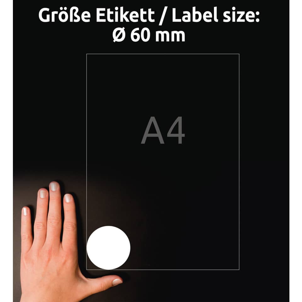 hand, runde folie, Etikettenfläche, Poster leer, A4 Platzhalter