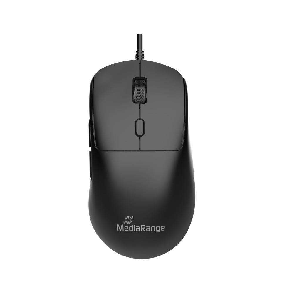 Maus, Gaming Maus, USB-Kabel, dunkel, MediaRange