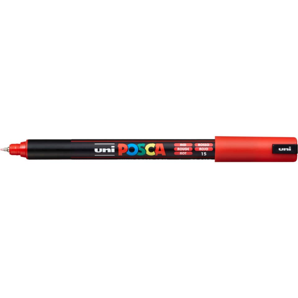 Kunststoffmarker, Filzstift, Schreibmarker, Roter Marker, Spitzstift