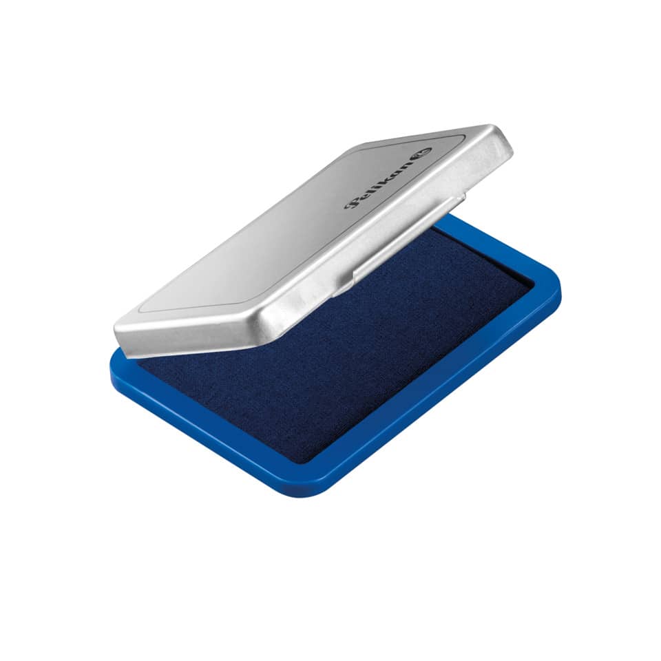 stempel, blau, dunkelblau, stempelaufnahme, metallic-rahmen