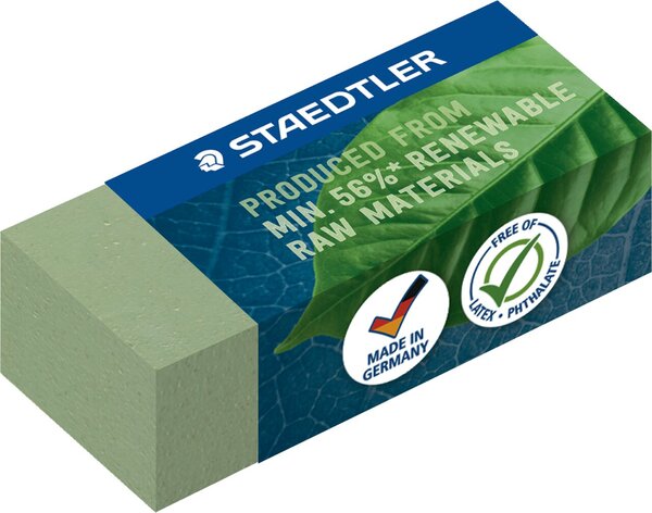 Staedtler Radierer, mit Schiebemanschette, 43 x 19 x 13 mm