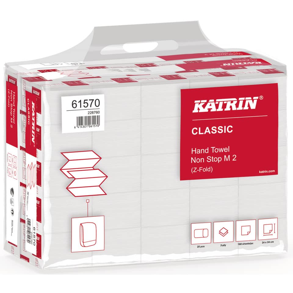 Handtücher, Z-Fold, Katrin Classic, Non Stop, M2