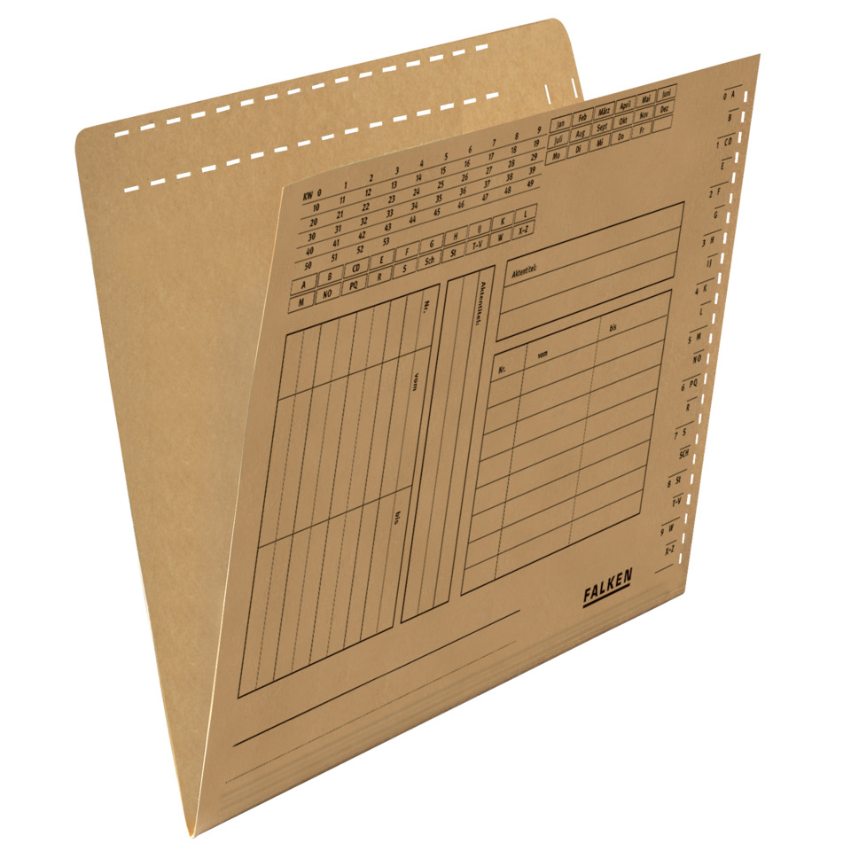 Kartenhülle, Kartenständer, Kartenverpackung, Faltenkarton, Falken-Branding