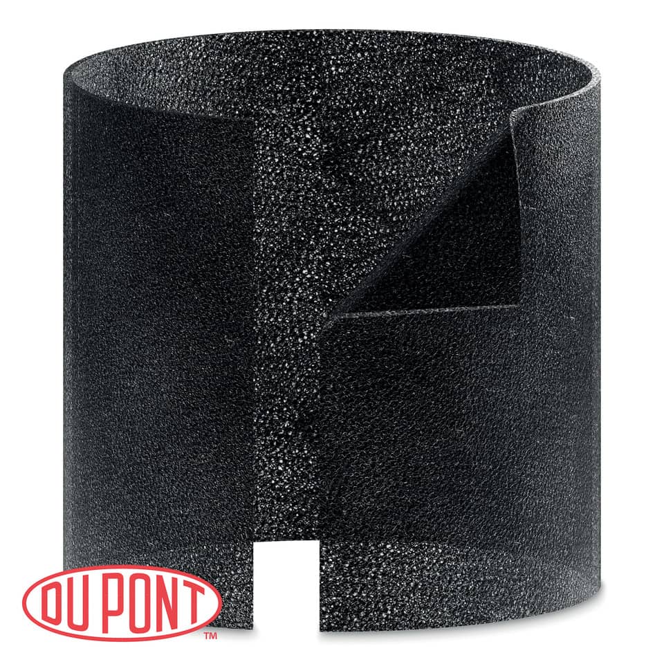 Schaum, Kantenschutz, schwarz, Zylinder, DuPont