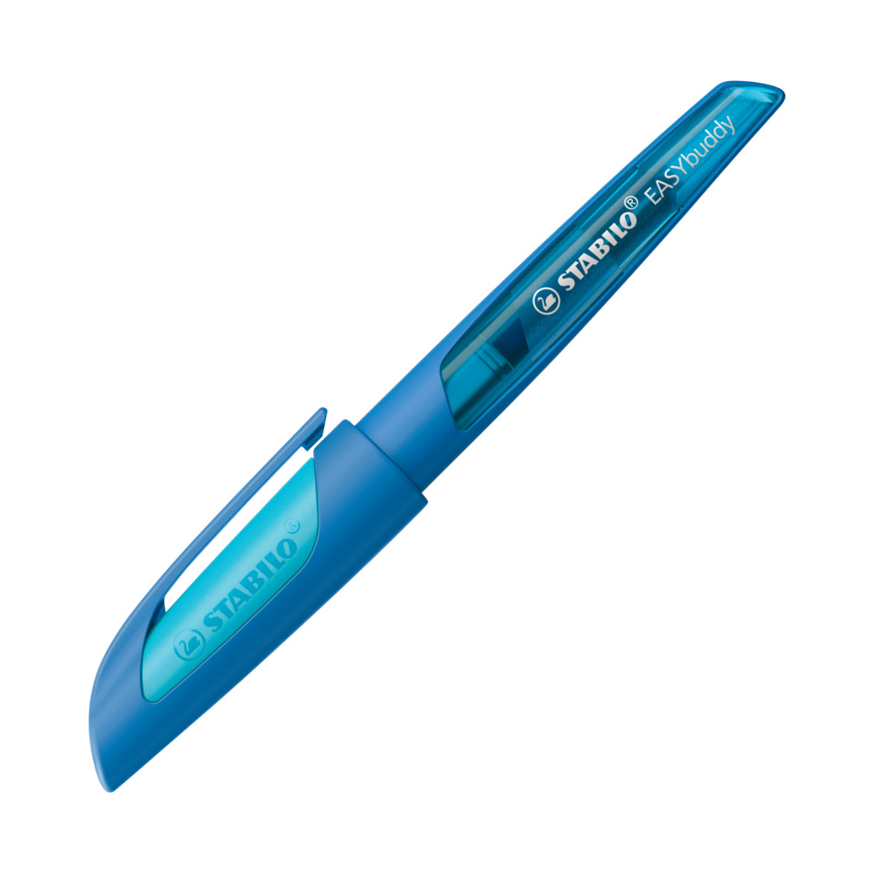 Stabilo easybuddy, Korrekturhalter, Kugelschreiber, Blau, Gummigriff, 1-Click, Stabilo, Tintenroller, Bleistiftspitzer, Easydbuddy