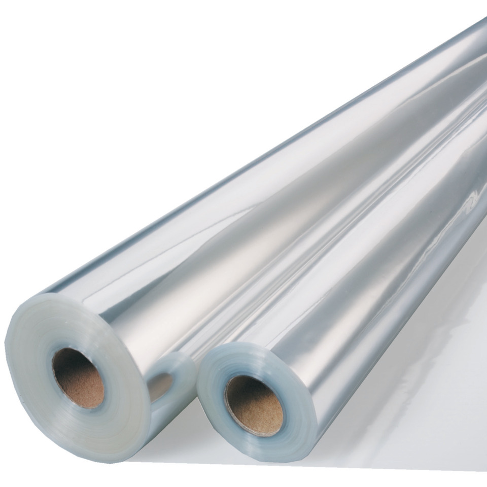 Folienrolle, Kunststofffolie, Glänzende Folie, Transparente Folie, Rollenmaterial Metallisch