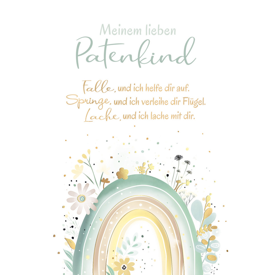 poster, rainbow, floral, pastel, card