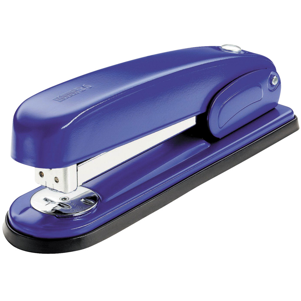 Heftgerät B 6, 25 Blatt, Einlegetiefe 65 mm, blau NOVUS 020-1147