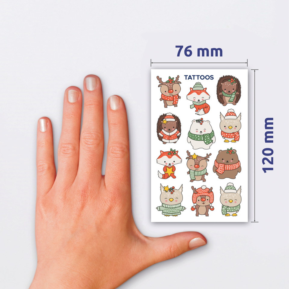 stickers, stickers sheet, holiday, cute animals, decorative