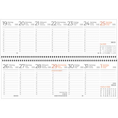 Seite, Text, Kalender