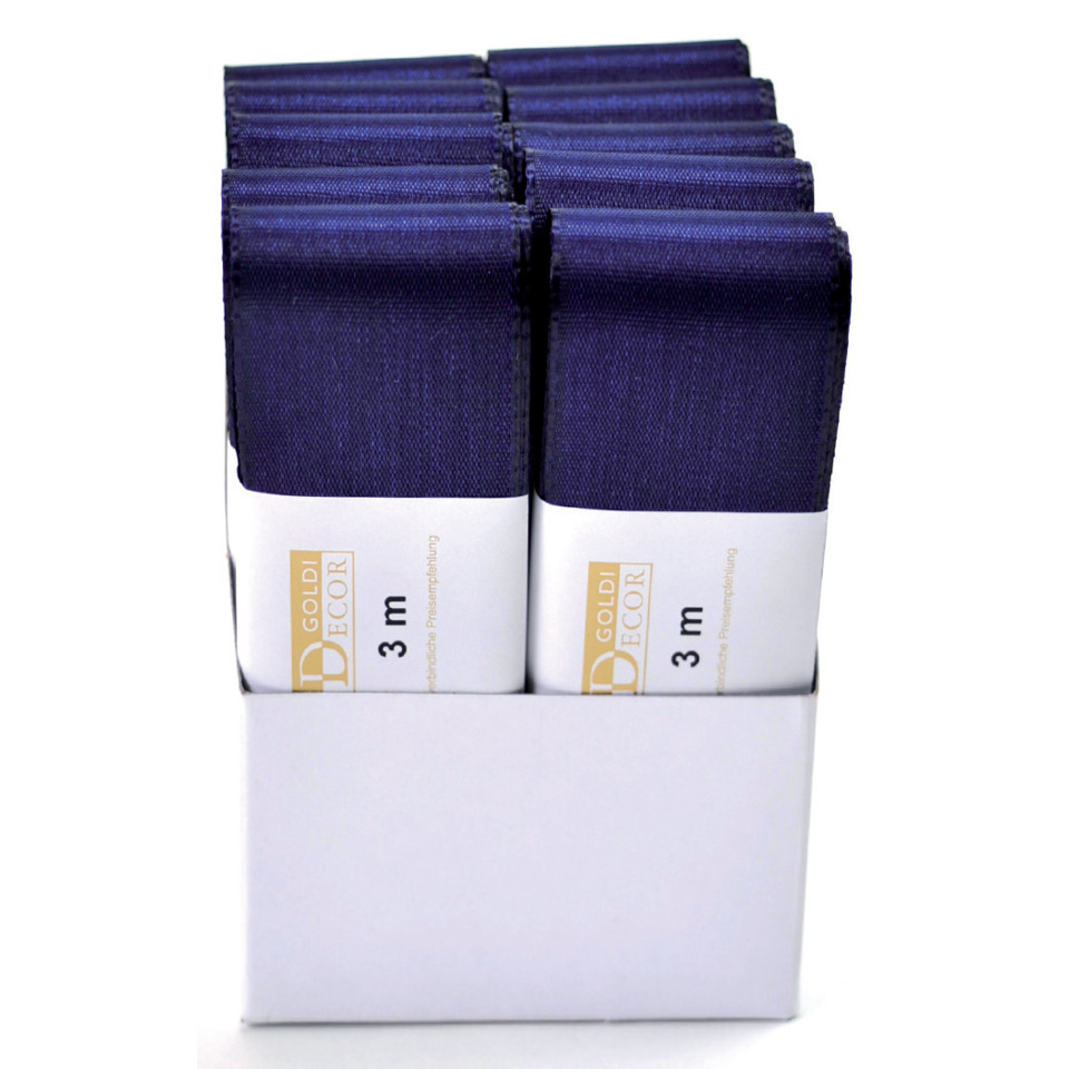 Taftband, 40mmx3m, dunkelblau GOLDINA 14450403911003