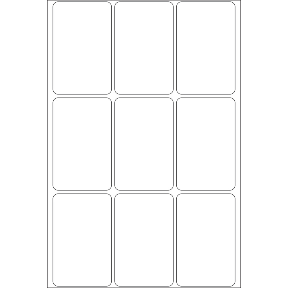 Grid, Sticker, Label, Card, Template