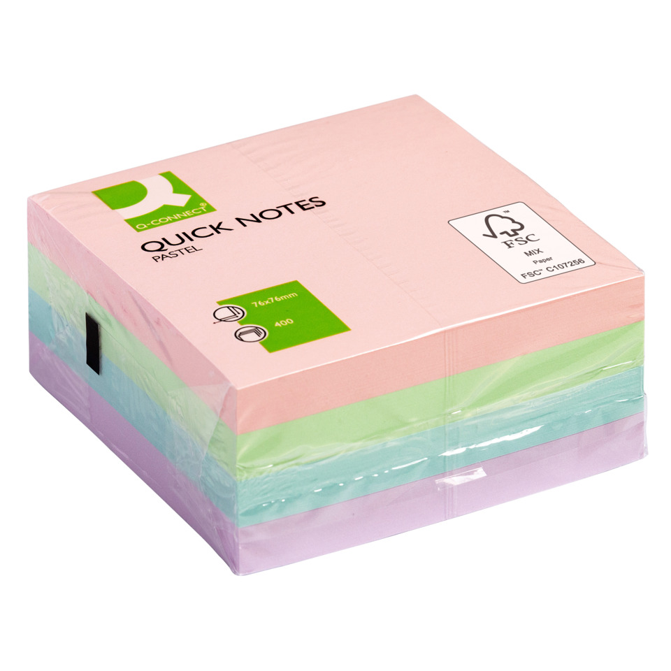 Notizblöcke, Notizzettel, Pastellfarben, Mehrfachpack, Pastellfarben