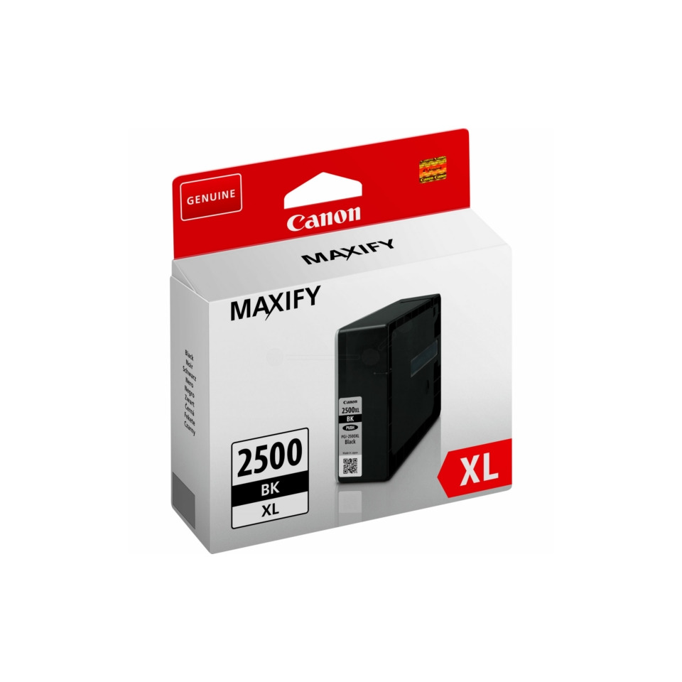 Tintenpatrone, Canon, BK, XL, 2500
