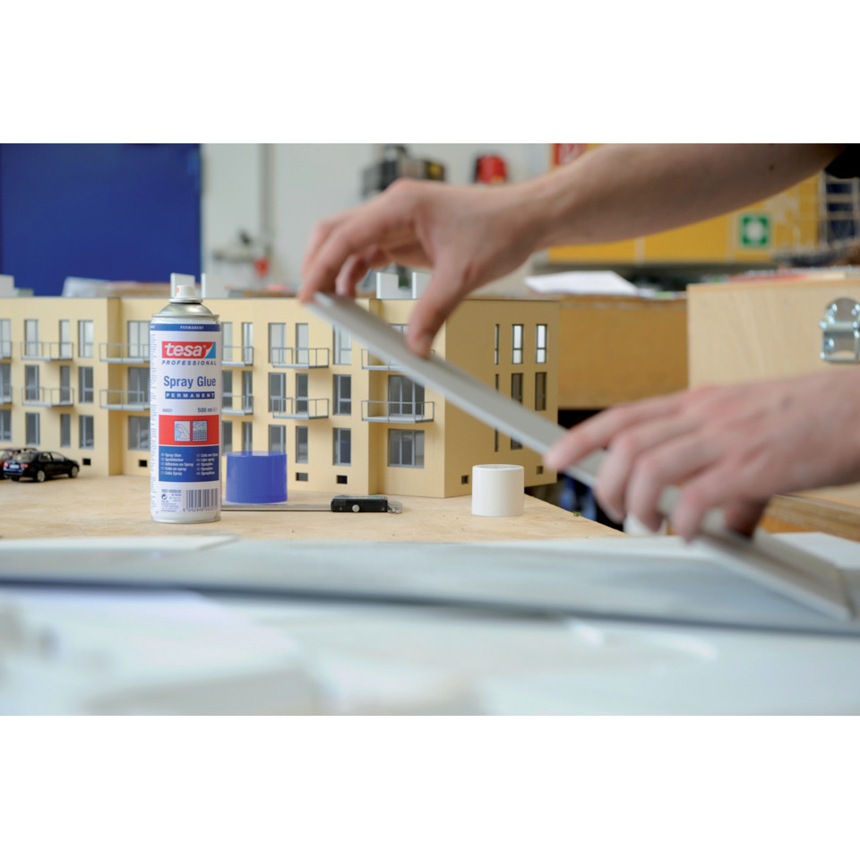 Modellbau, Klebemittel, Spraykleber, Baustellenmodell, Miniatur