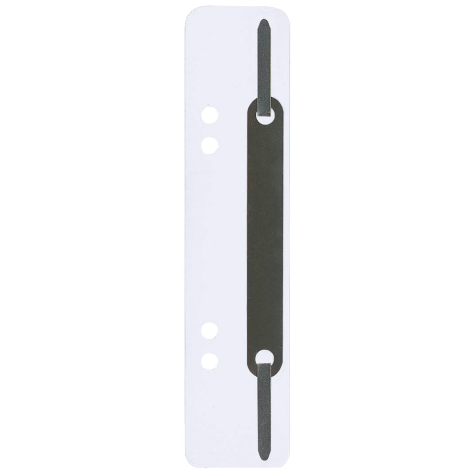 Heftstreifen mit Metalldeckleiste, 34 x 150 mm, RC, 25 Stück, grau Q-CONNECT 4012000013