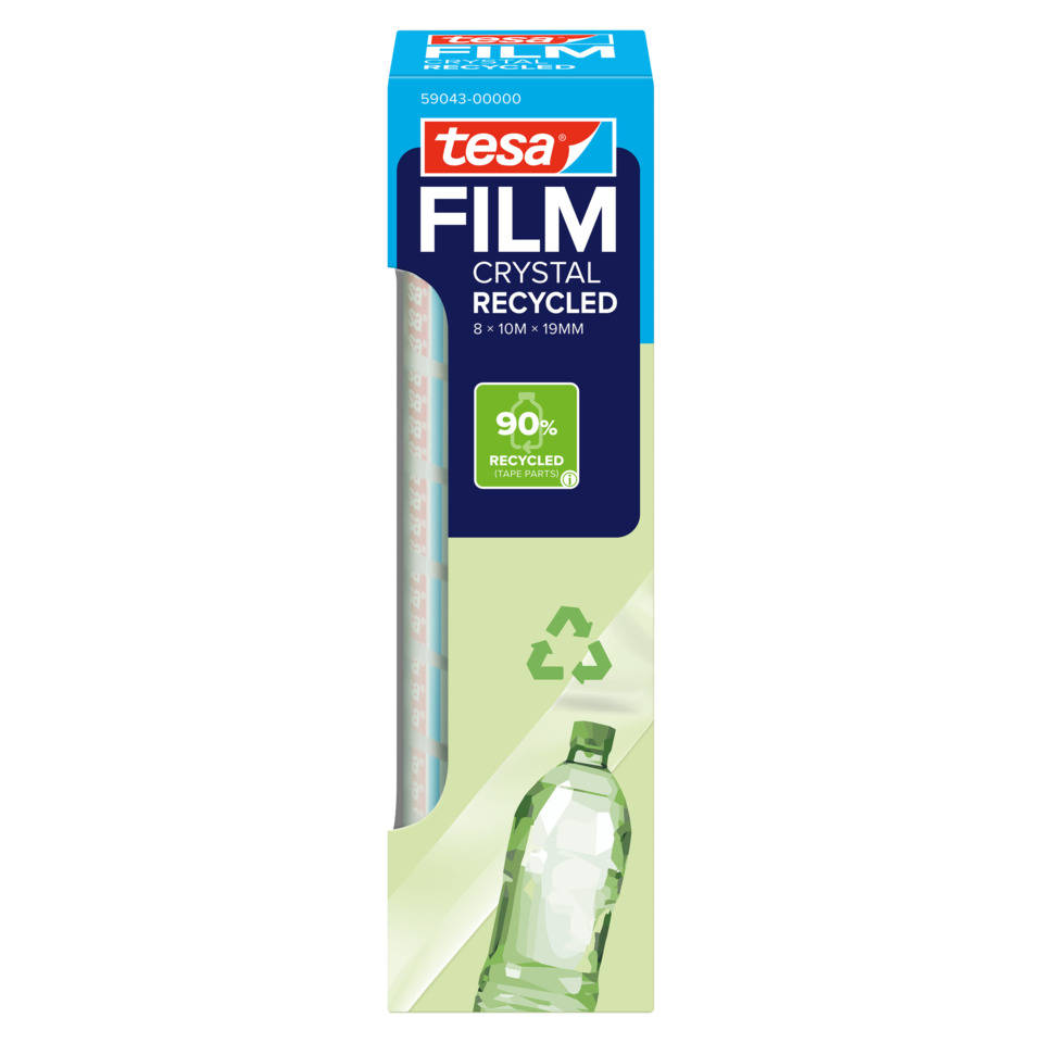 Film, Crystal, Recycled, Klarband, Tesa