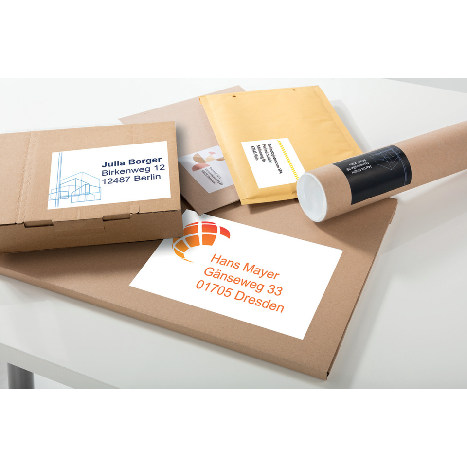 Kartenetiketten, Brieftaschen, Paketversand, Postversand, Adresse